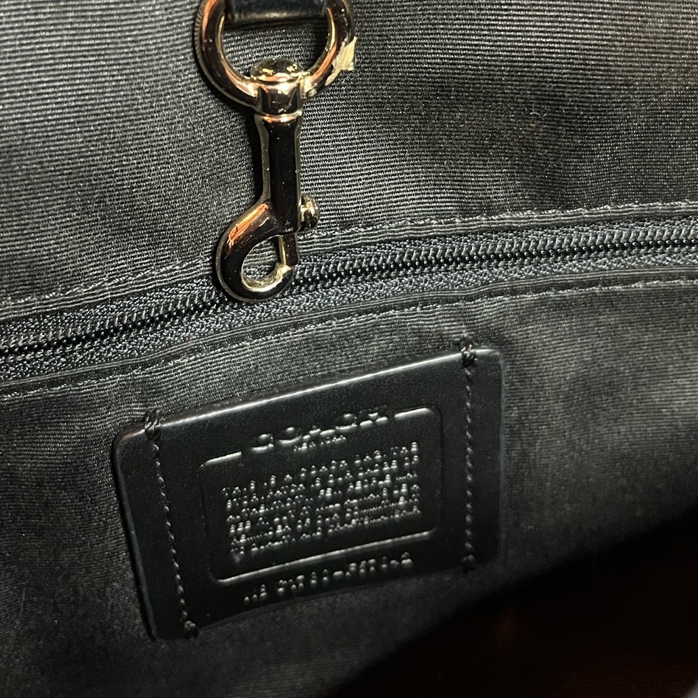 Coach Signature Brown Canvas Tote‎ Bag WITH Matching Wallet - Picture 7 of 9